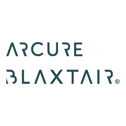 Logo Arcure Blaxtair verde oscuro