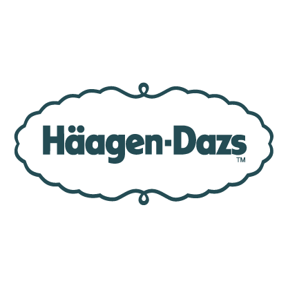 Logo Haagen Dazs verde oscuro