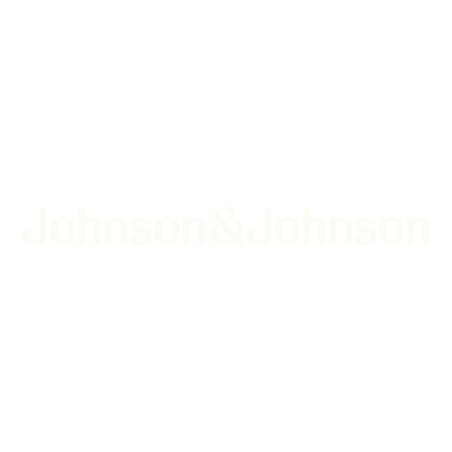 Logo Jhonson & Johnson blanco