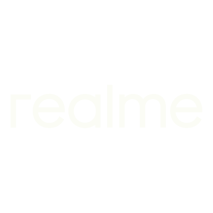 Logo Realme blanco