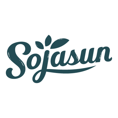 Logo Sojasun verde oscuro